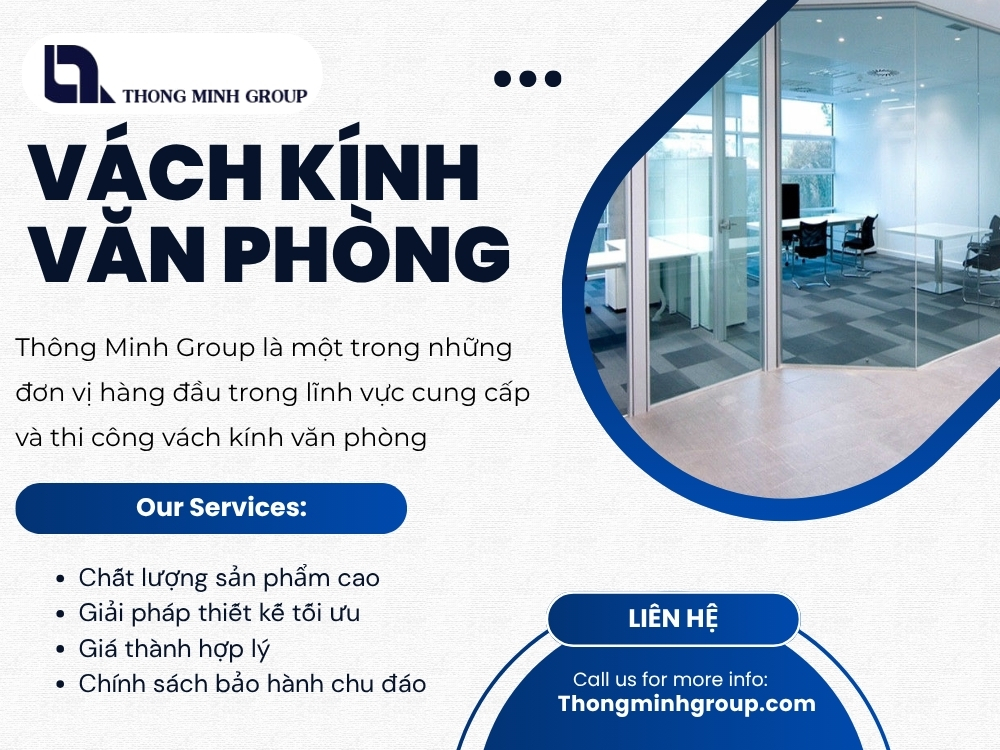 Vách kính văn phòng